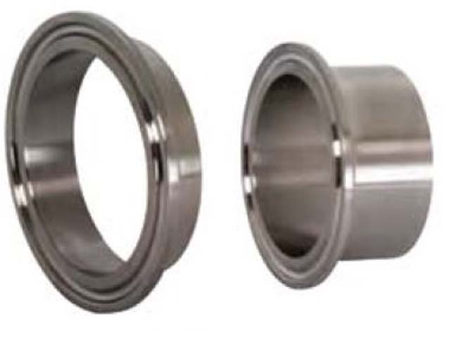 Dixon L14AM7-G600 Stainless Steel 304 Sanitary Fitting 6 Tube OD Long Weld Clamp Ferrule