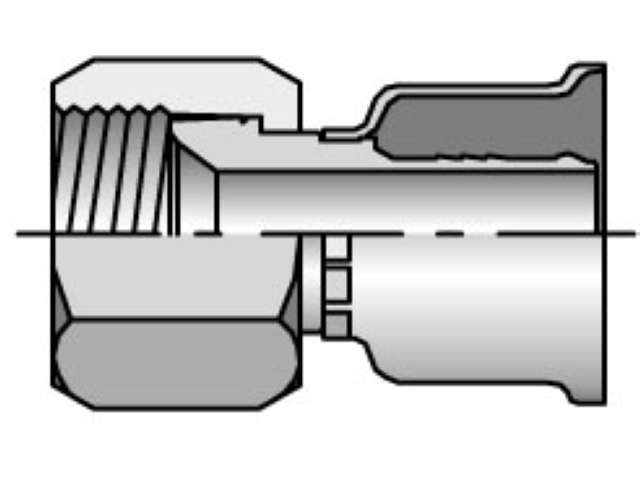 Parker 10826-6-6 Fitting 5/16 Hose X 3/8 Female SAE 45° HF 10826-06-06 Swivel Parker 10826-6-6 Fitting 5/16 Hose X 3/8 Female SAE 45° HF 10826-06-06 Swivel