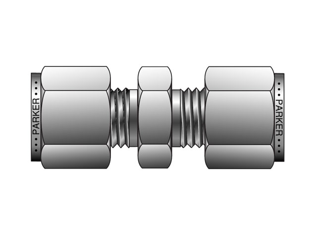 その他 salsation Parker VS269NTA-10-8 - Air Brake D.O.T. Compression Style Fittings