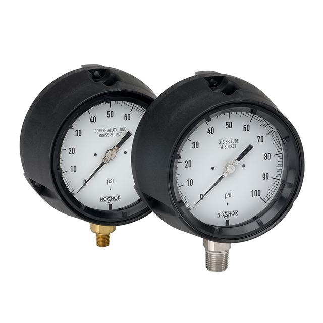 45640300psi NOSHOK 600/700 Series Process Dry and Liquid Filled Pressure Gauges