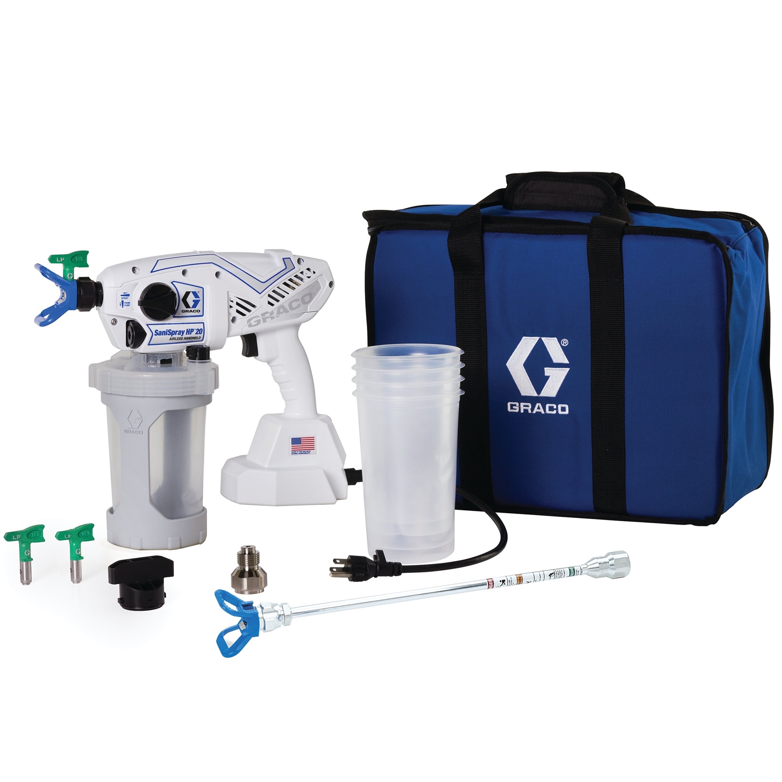 25R790 Graco SaniSpray HP 20 Corded Handheld Airless Disinfectant Sprayer 25R790 Graco SaniSpray HP 20 - Corded
