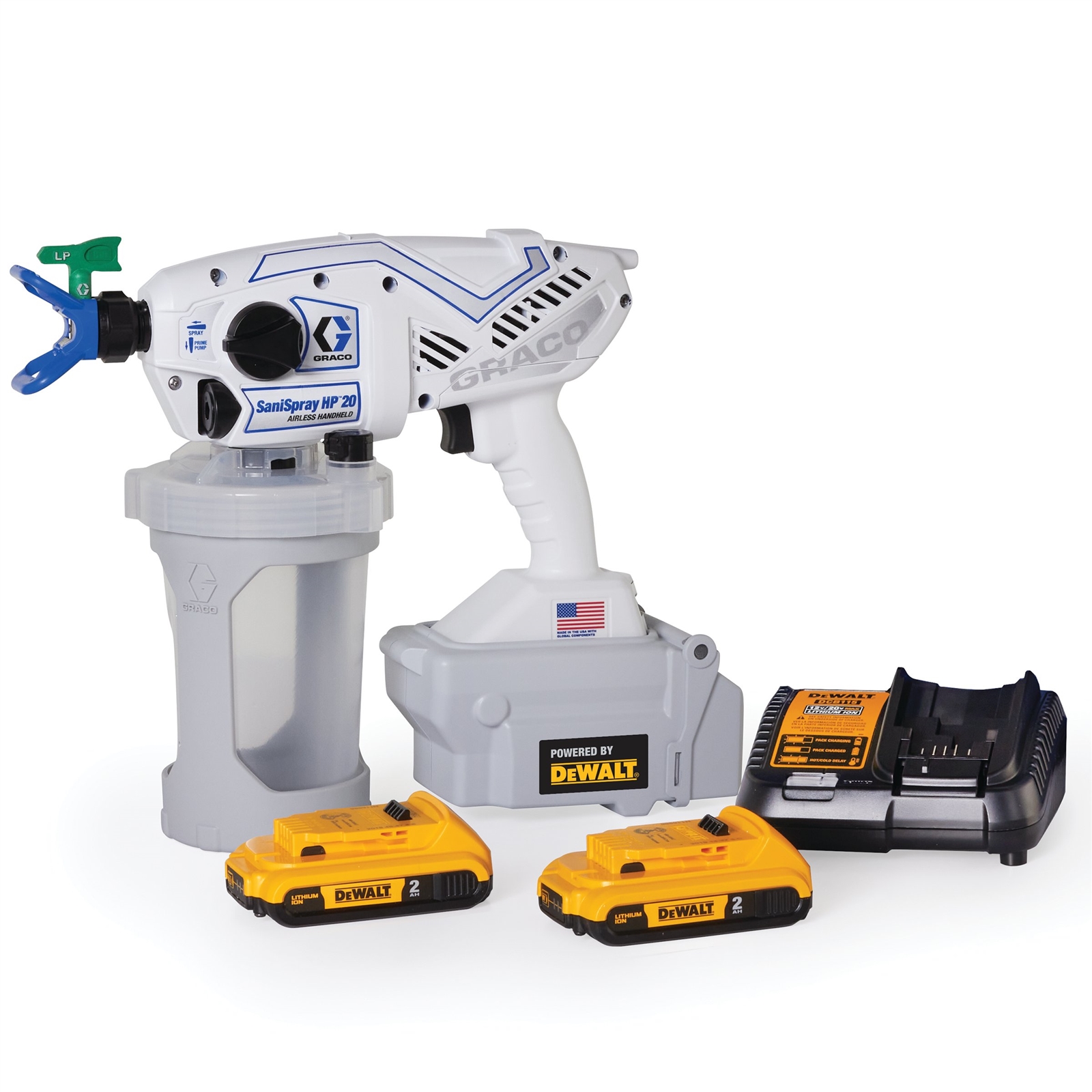 25R791 GracoSaniSpray HP 20 Cordless Handheld Airless Disinfectant Sprayer 25R791 Graco SaniSpray HP 20 - Cordless