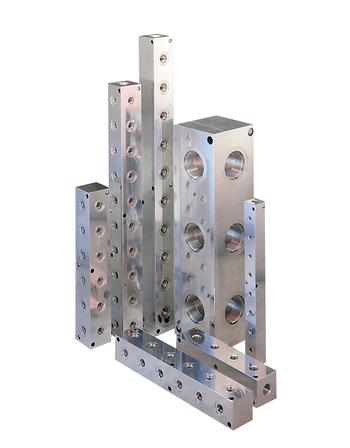 DAMAN AH0000208S Aluminum Header Block | Hydradyne LLC